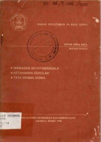 Image of BAHAN PENANTARAN P4 BAGI SISWA