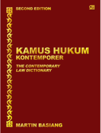 Image of KAMUS HUKUM KONTEMPORER