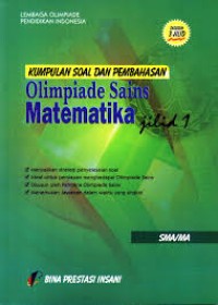 Image of OLIMPIADE SAINS MATEMATIKA JILID 1