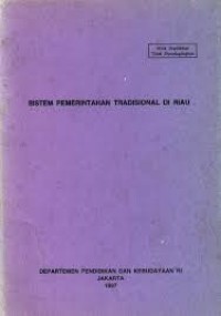 Image of SISTEM PEMERINTAHAN TRADISIONAL DI RIAU